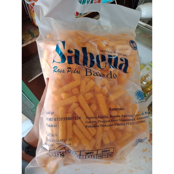 

Sabena Makanan Ringan Stik Rasa Pedas Balado 360gr