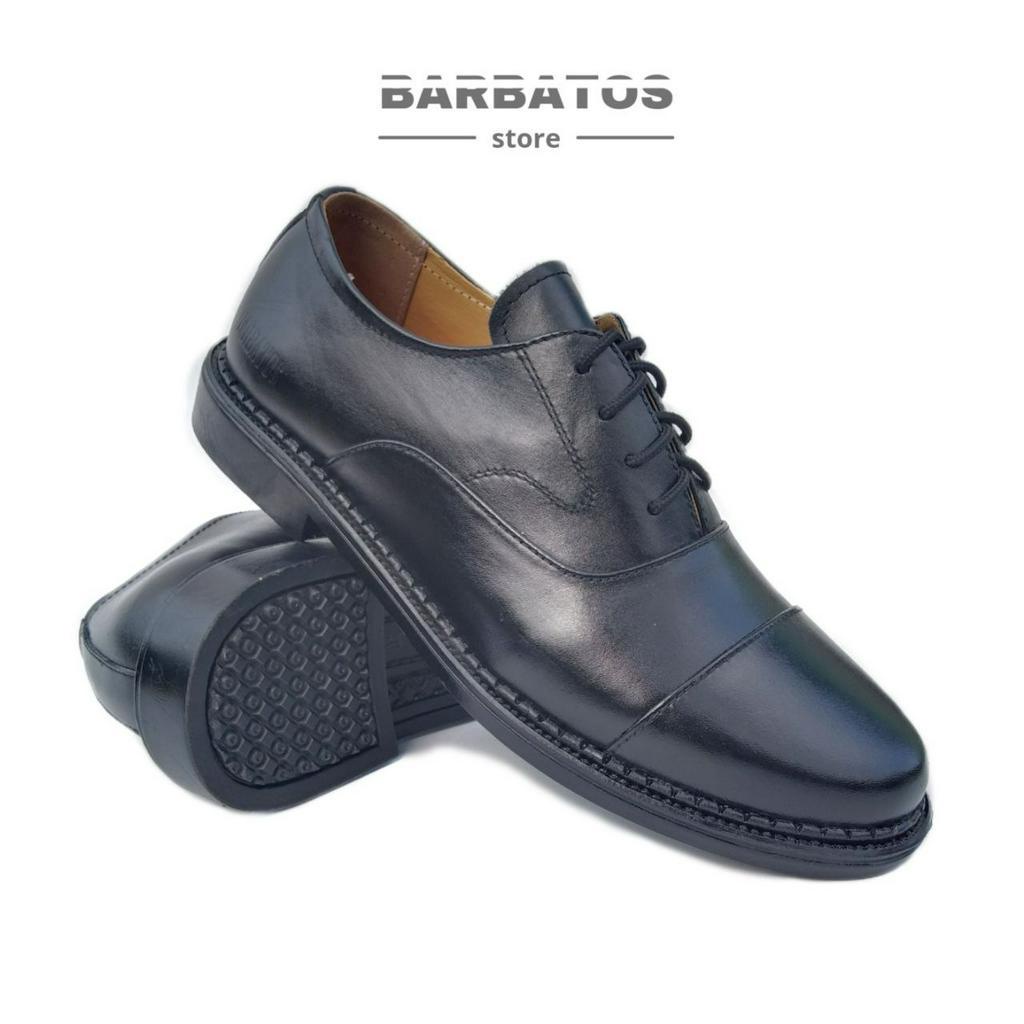 BARBATOS Sepatu Oxford Formal Pantofel Kulit Asli Pria