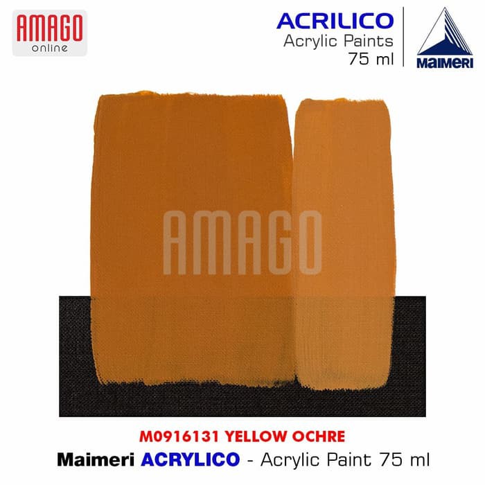 MAIMERI ACRILICO - ACRYLIC PAINT - YELLOW OCHRE - 75ML - M0916131