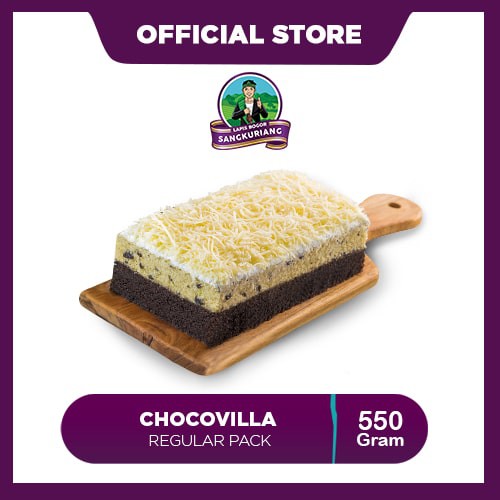 

Lapis Bogor Sangkuriang Chocovilla Keju - Reguler Pack (550gr)
