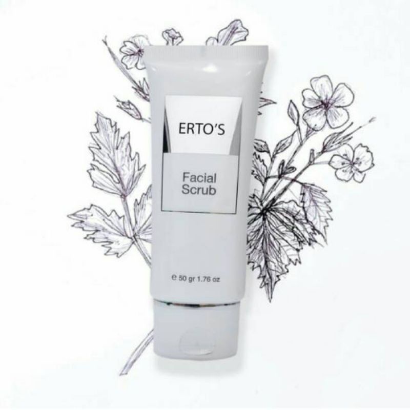 ERTOS FACIAL SCRUB SABUN MUKA PEMBERSIH WAJAH PRIA WANITA SABUN PERAWATAN KECANTIKAN WAJAH ORIGINAL