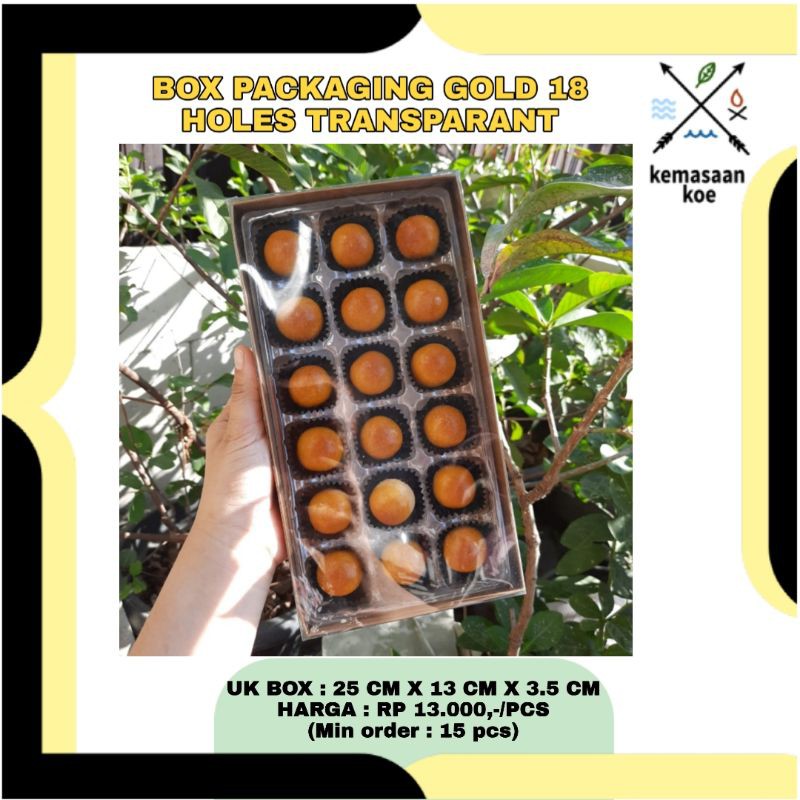

BOX / DUS PACKAGING 18 HOLES TRANSPARAN KUE KERING / NASTAR / PUTRI SALJU / MACAROON ( 15 SET )