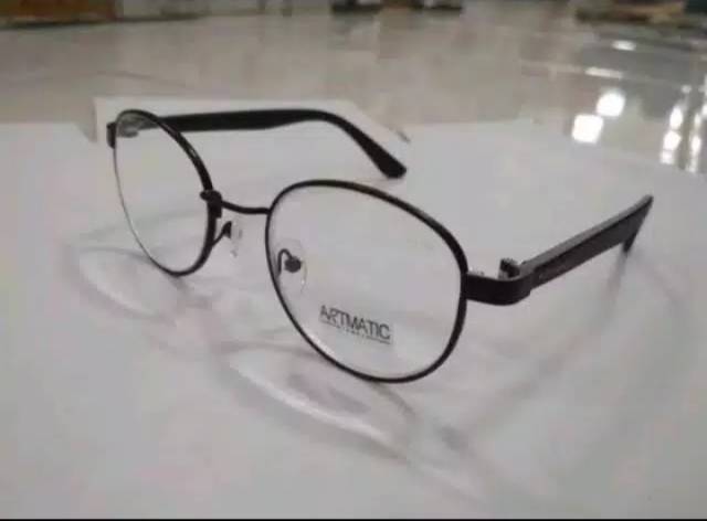 Kacamata Baca / Kaca mata Plus Frame Oval Retro Untuk Pria dan Wanita Kacamata Rabun dekat