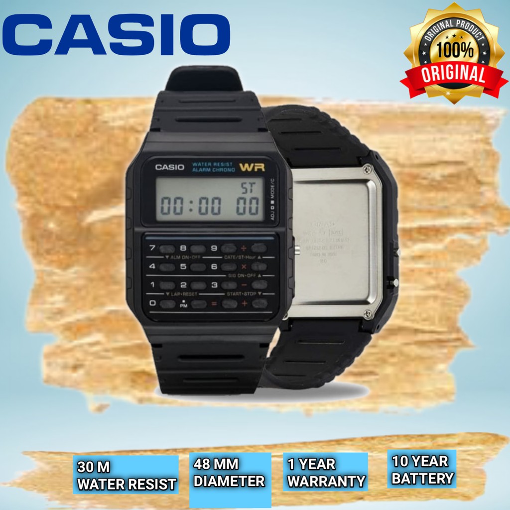 JAM MIRIP KALKULATOR KEREN JAM TANGAN CASIO JAM TANGAN DIGITAL JAM TANGAN COWOK JAM TANGAN PRIA