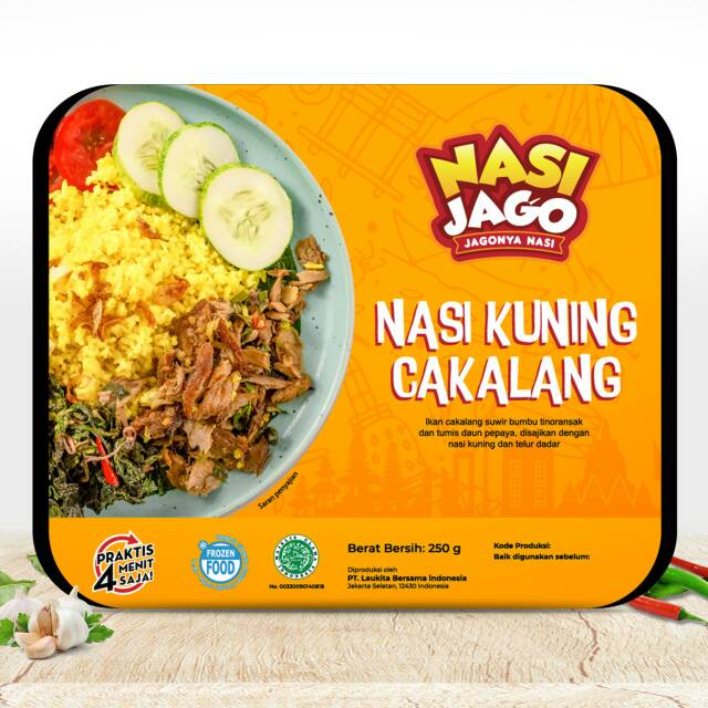 Laukita Nasi Kuning Cakalang Shopee Indonesia