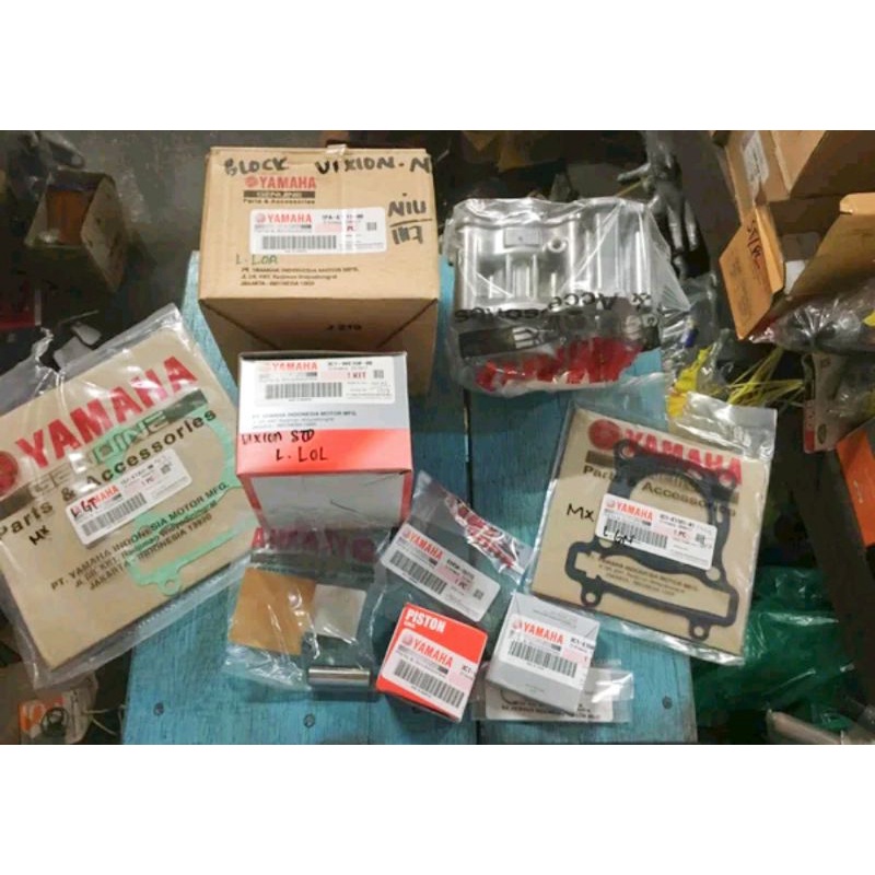 Blok Seher Kit Kumplit Packing Blok Head Yamaha Vixion Lama Vixion New Vixion Old Mx King Original O