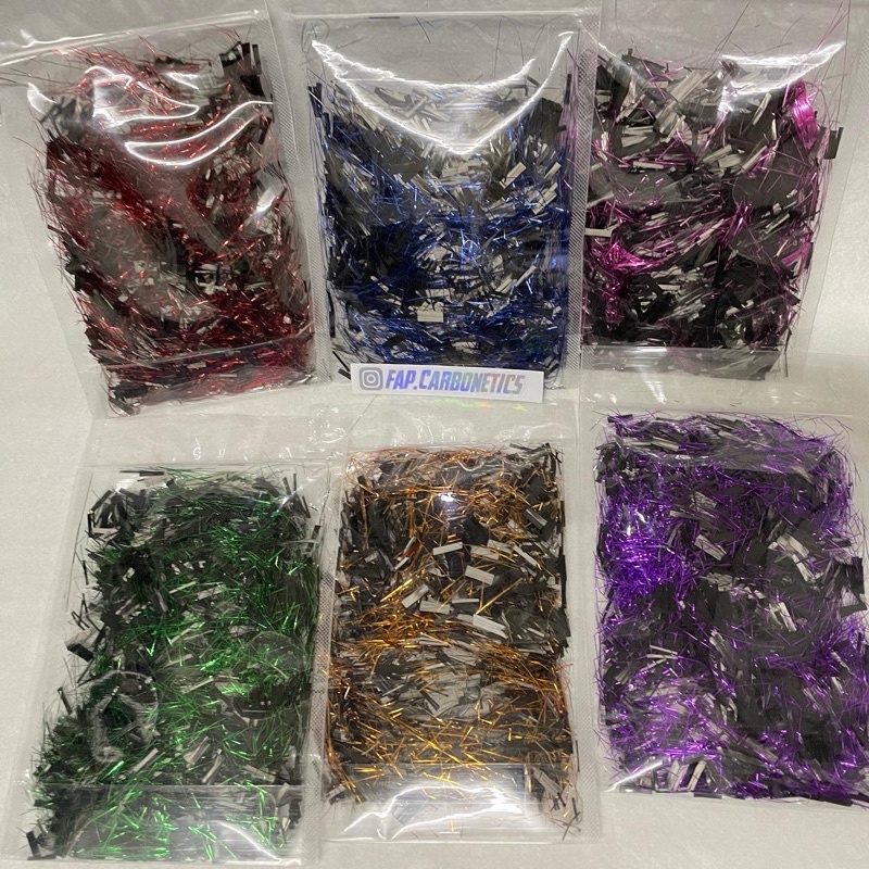 SERAT CARBON FORGED CHOPPED WARNA 1KG