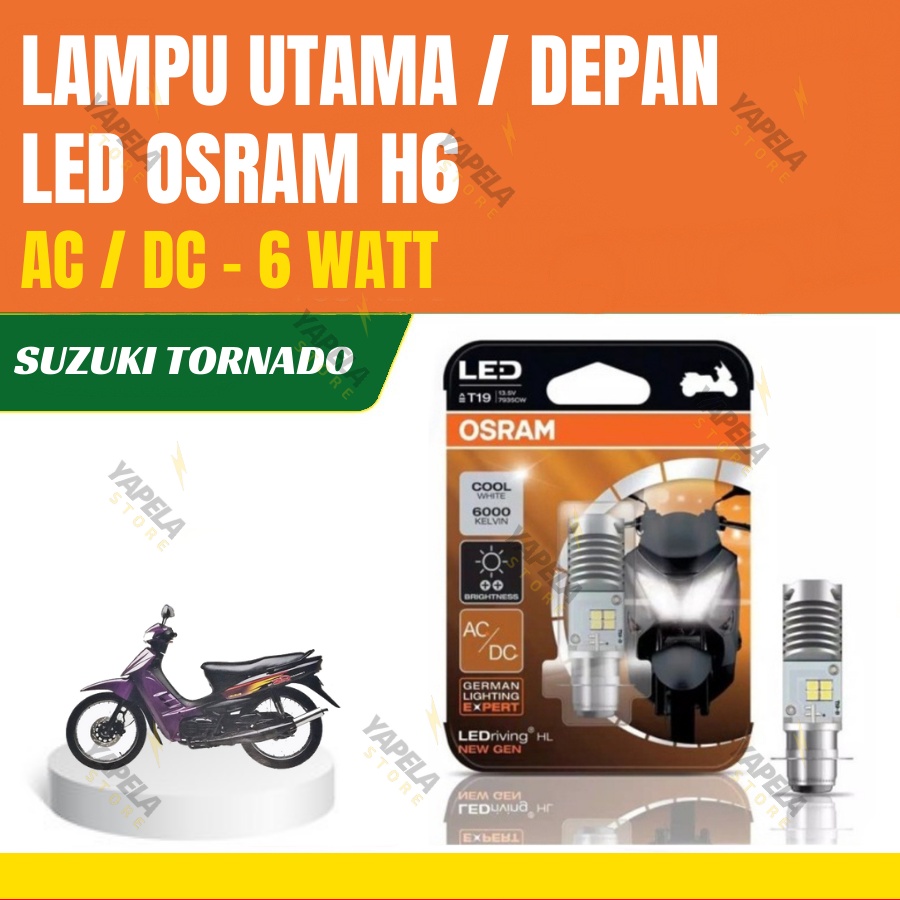 Lampu Depan LED Suzuki Tornado OSRAM ORIGINAL H6-T19