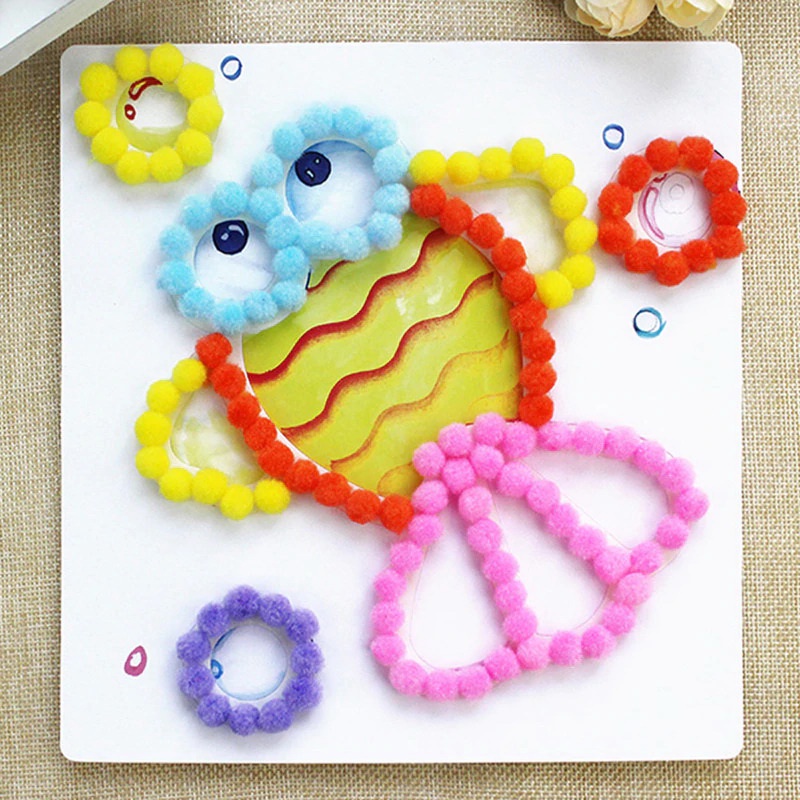 Pompom Polos 15mm Campur Warna
