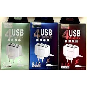 CHARGER BRANDED 4 USB 5IN1