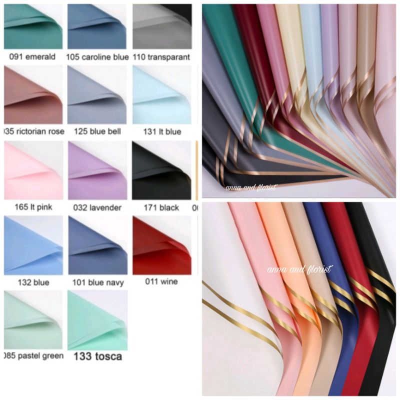 

1 pack isi 5 lembar kertas wrapping/kertas cellopone