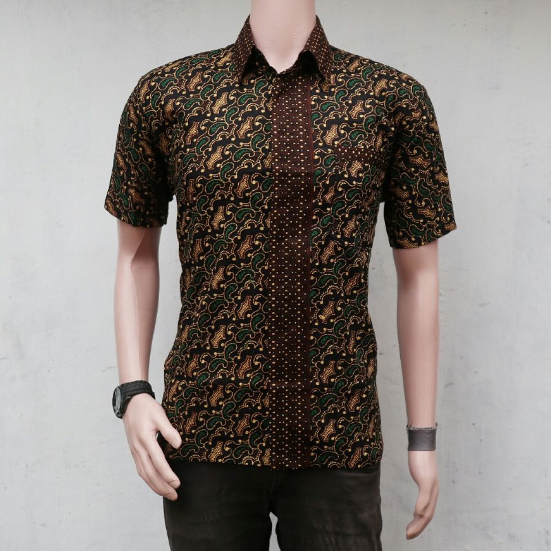 Grosir Bswart Batik Hrb026 Kenongo Hem Pendek Padi Pekalongan M L Xl Batik Pria Murah Modern Grosir Batik B6RGbacKrkZ8