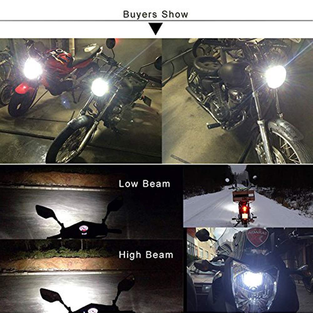 Lampu LED H4 H6 DC COB 150r Tiger CBR vixion R15 byson Scorpio Ninja