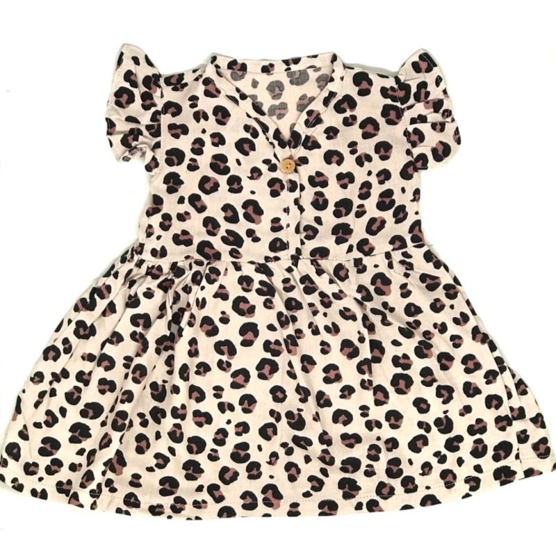 Dress Rayon Anak Bayi Perempuan / Dress Rayon Bayi / Daster Bayi / Daster Anak Perempuan / Dress Anak Termurah / Dress Bayi Termurah / Baju Bayi Terlaris / Baju Anak Terlaris / Pakaian Anak Murah / Pakaian Bayi Murah-Leopard 🐆