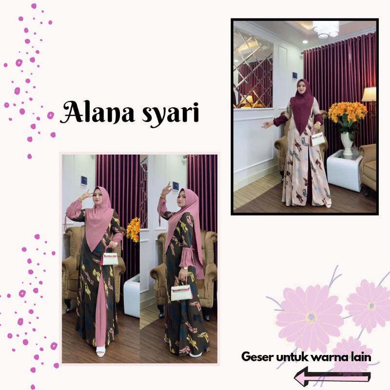 Alana syari by Hanasangka (SIAP KIRIM)