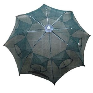 Perangkap udang 8 lubang Perangkap ikan 8 lubang Jaring ikan Jebakan ikan Perangkap udang lipat