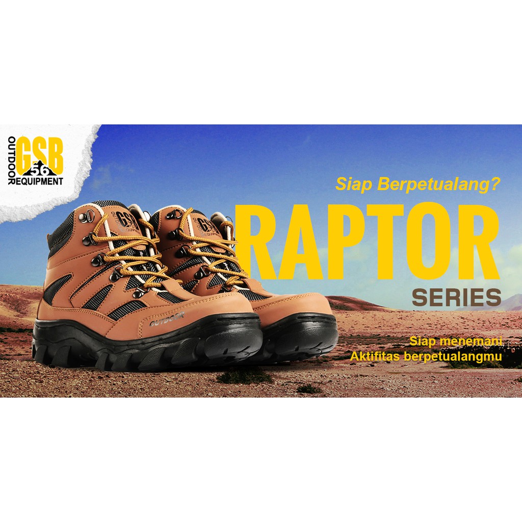 Sepatu Safety Pria GSB-56 OUTDOR Original Raptor
