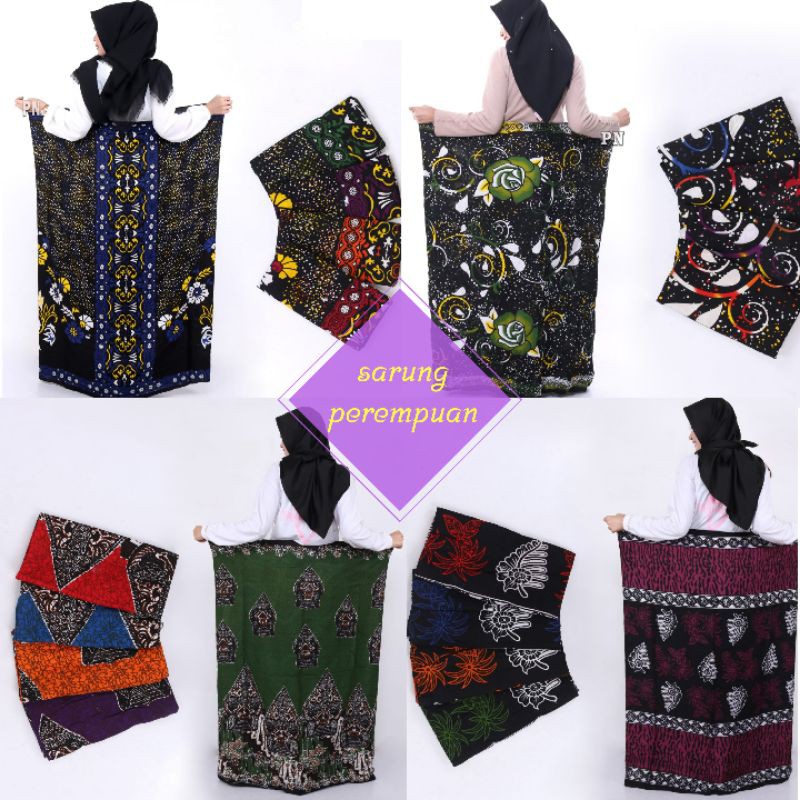 Sarung wanita / Sarung gloyor / Sarung mbak santri / sarung cewek