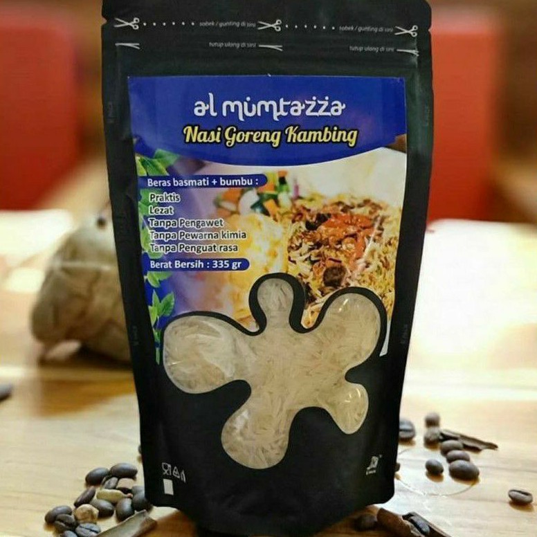 

Beras Basmati+Bumbu Nasi Goreng Kambing Al MUMTAZZA khas Timur Tengah 100% ORIGINAL