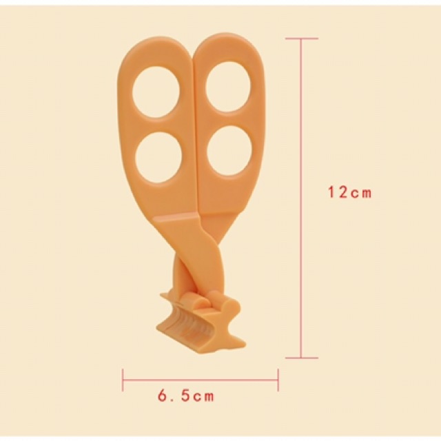 Gunting penghancur makanan bayi anak / gunting makanan / food scissors