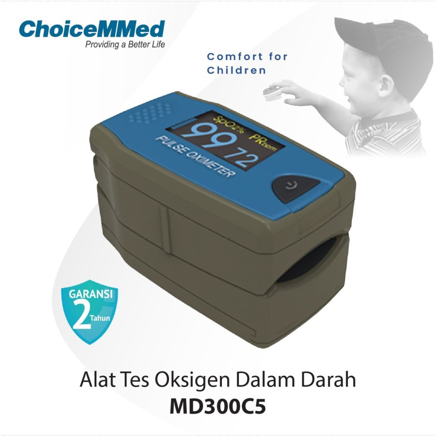 ChoiceMMed MD300C5 Fingertip Pulse Oximeter Untuk Anak -Anak