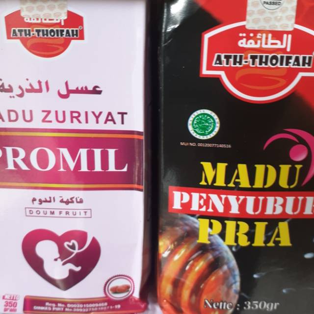 Madu zuriat promil + madu penyubur pria