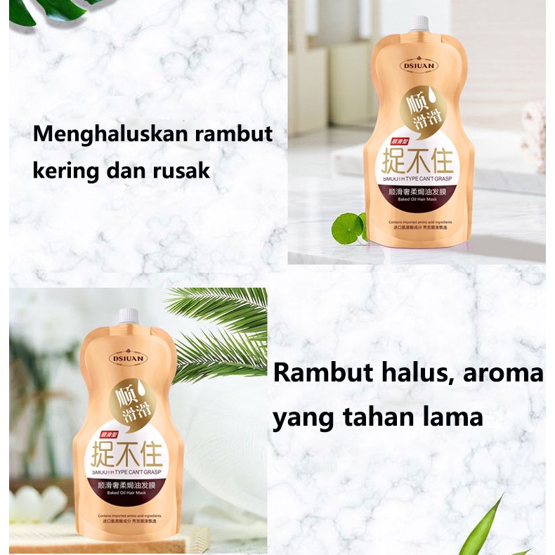 hairmask keratin hairmask haircare 250ML masker rambut botol besar memperbaiki akar rambut yang rusak menghaluskan ikal bercabang dan meninggalkan aroma yang tahan lama