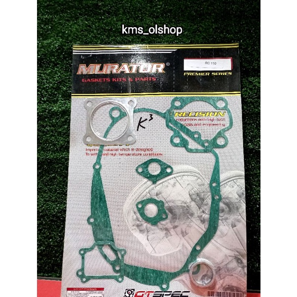 Packing Gasket Full Set RC 110 Murator Fullset Perpak Paking