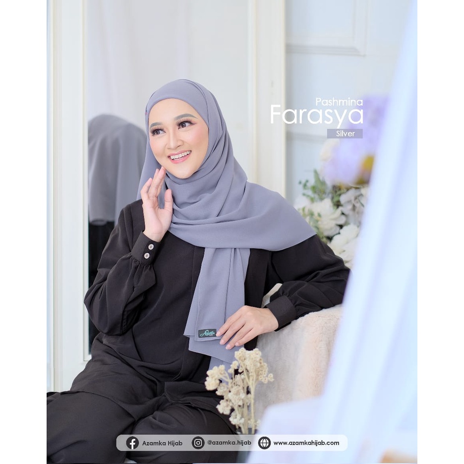 Pasmina Farasya By Azamka hijab / Pashmina instan / Pastan inner