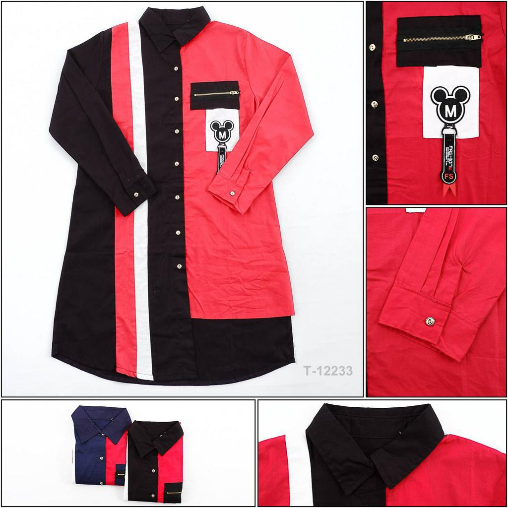 [020012233] Atasan Tunik Cewek Lengan Panjang Nathaniah