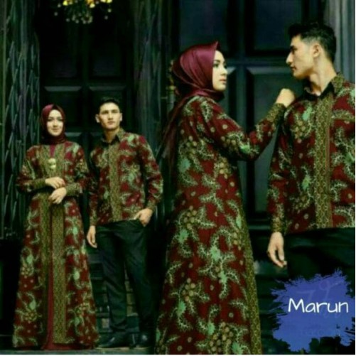  Baju  Couple  Gamis Syar  i Remaja  Suami Istri Terbaru 2022 