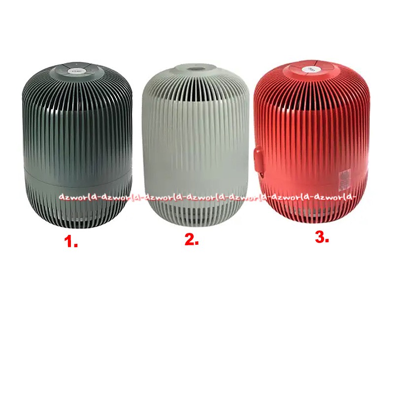 Clair K Penjernih Udara CEPA Penyaring Bau 3 Lapis Filter Teknologi HEPA Clair Air Purifier Warna Putih Hijau Merah