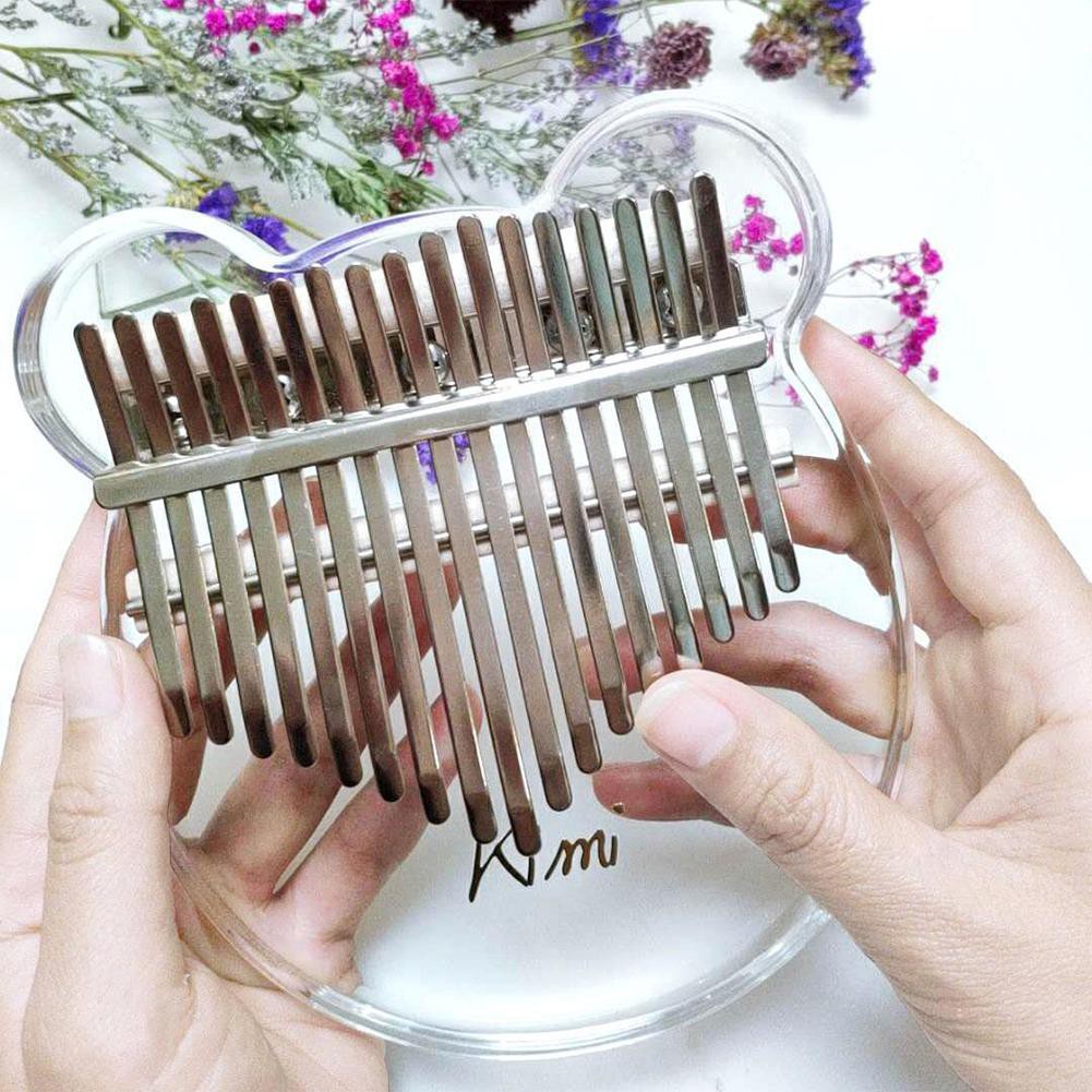 NEW!!!KIMI Kalimba Finger Thumb Piano Mbira Jari Jempol Kalimba 17 Key Piano Musical Instrument