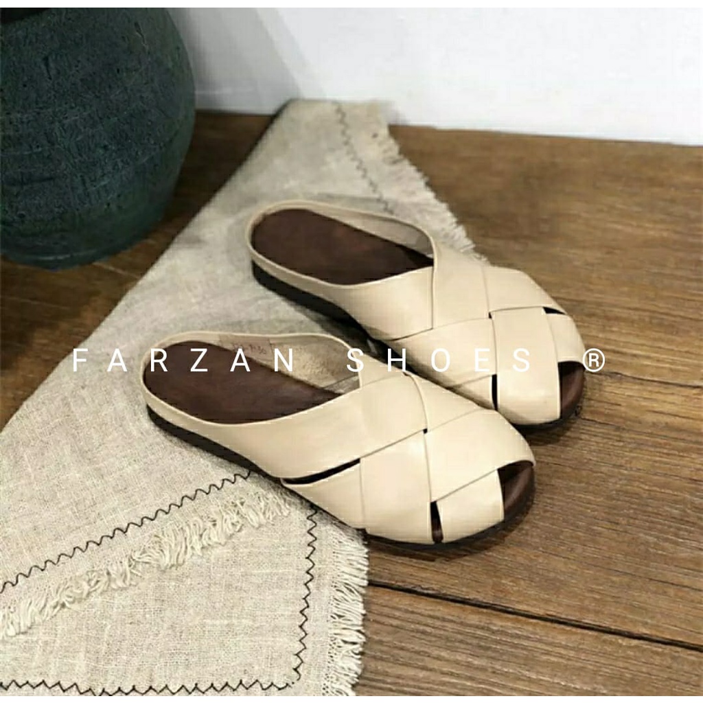 COD VIRAL NEW ARIVAL SANDAL SLIP ON WANITA KOREA STYLE MWN 03 SERBASHOES