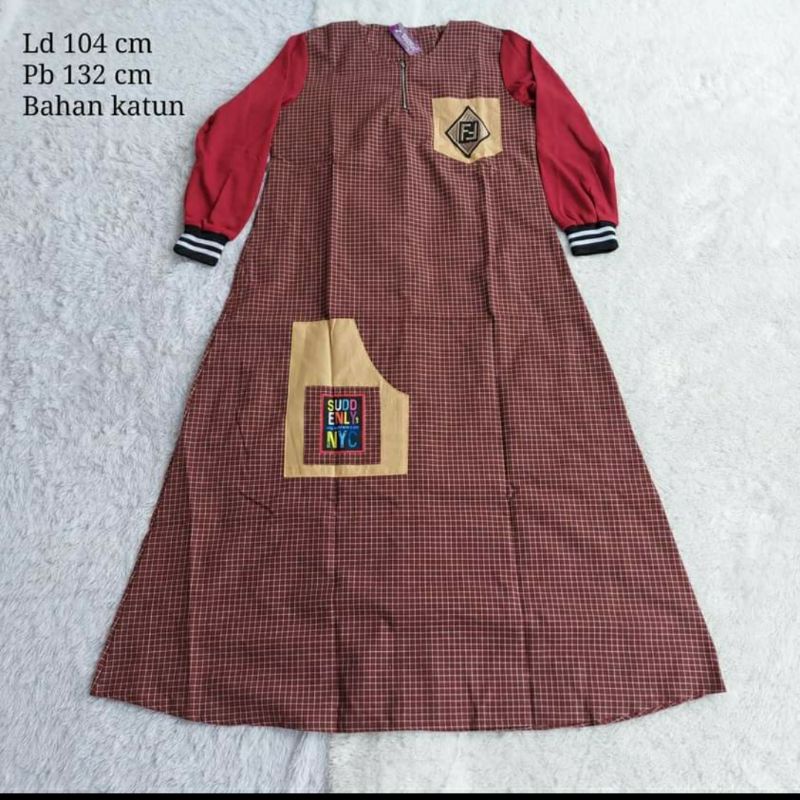 Gamis Bahan Katun