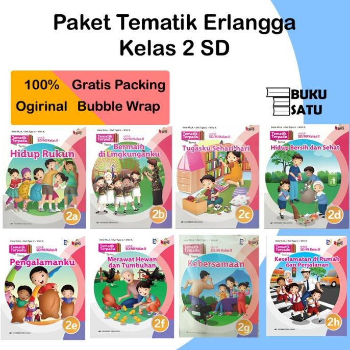 

Buku Tematik Erlangga Kelas 2 Paket 1 Tahun 8 Buku 2013 Revisi Star Seller Termurah