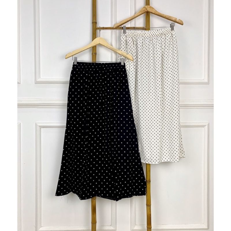 Rok Polkadot Skirt Polka Motif Kecil