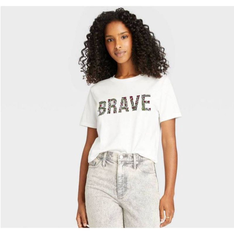 PROMO Nine west slogan crew neck basic BEST SELLER