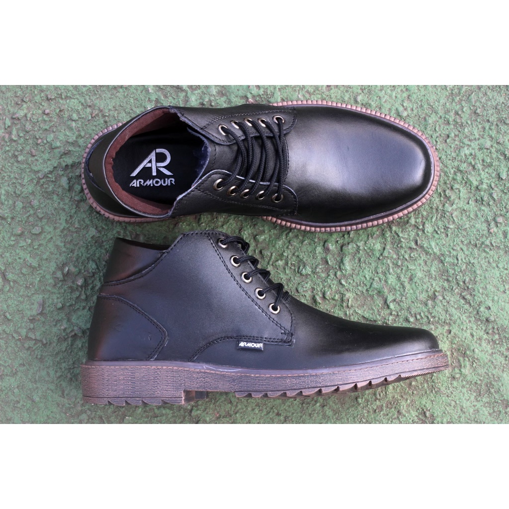 SEPATU Boots KULIT PRIA Casual Kerja dan Adventure SEMI FORMAL FASHION || Sepatu Kasual Tinggi Pria  Kerja Kuliah Murah Berkualitas