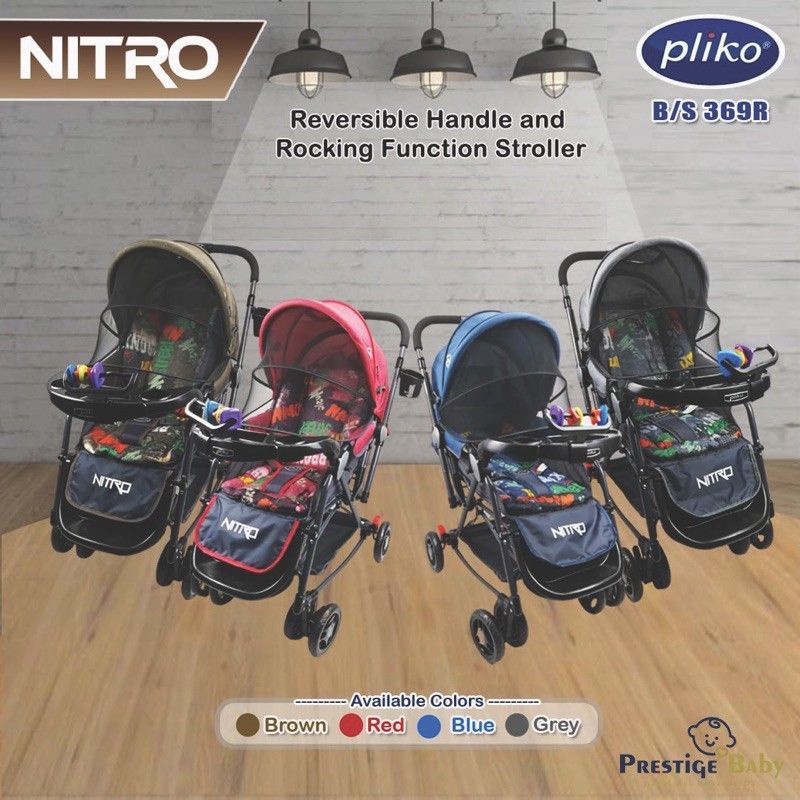 Stroller Pliko B/S369R / Kereta Dorong Baby