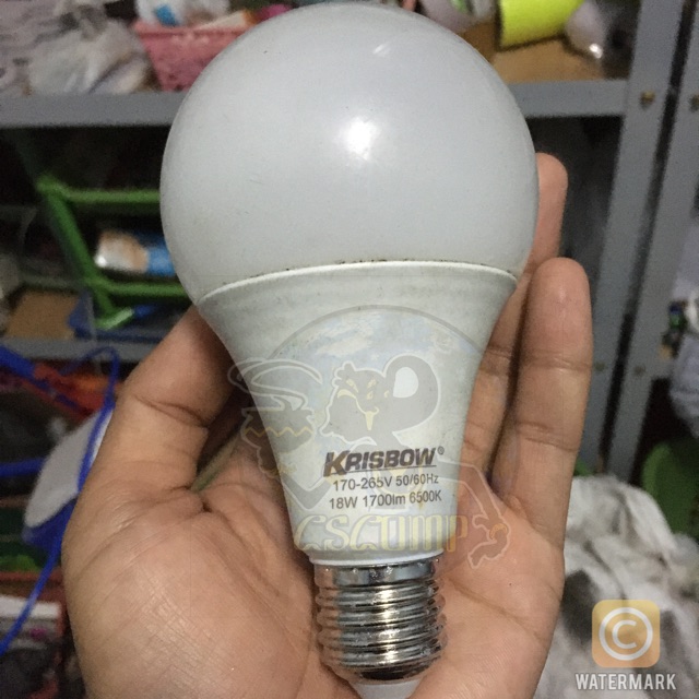 DIY Lampu LED Krisbow Panasonic mati 18 Watt