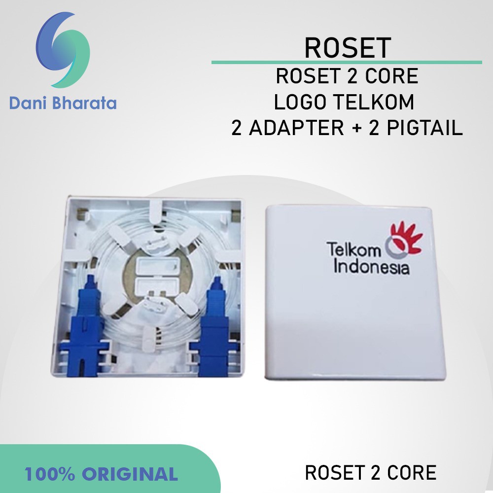 ROSET 2 CORE LOGO TELKOM 2 ADAPTER + 2 PIGTAIL