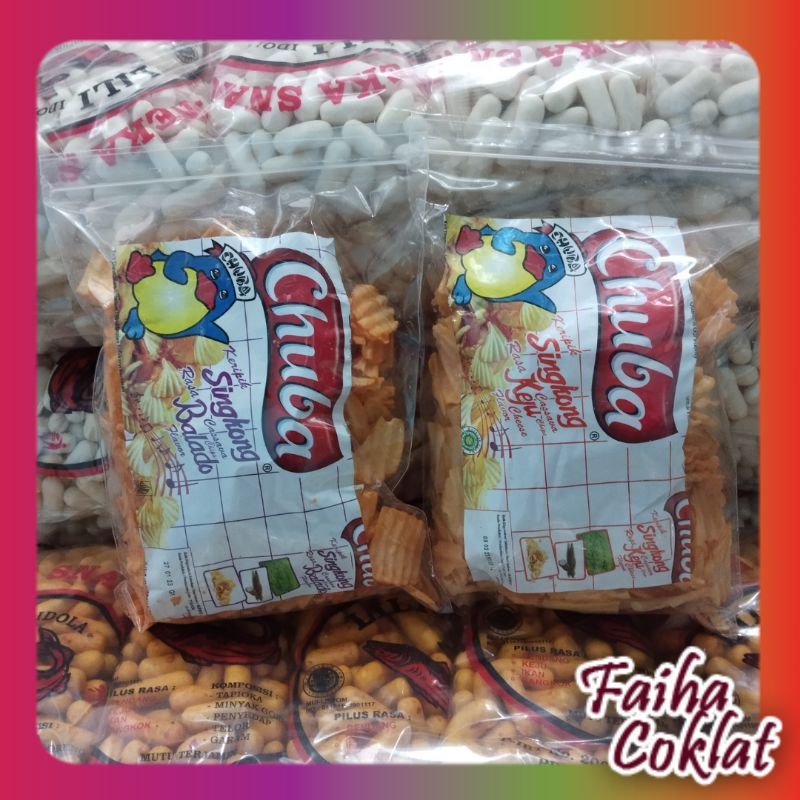 

Snack Chiki Chuba 250gr / Snack Chuba Faiha Coklat