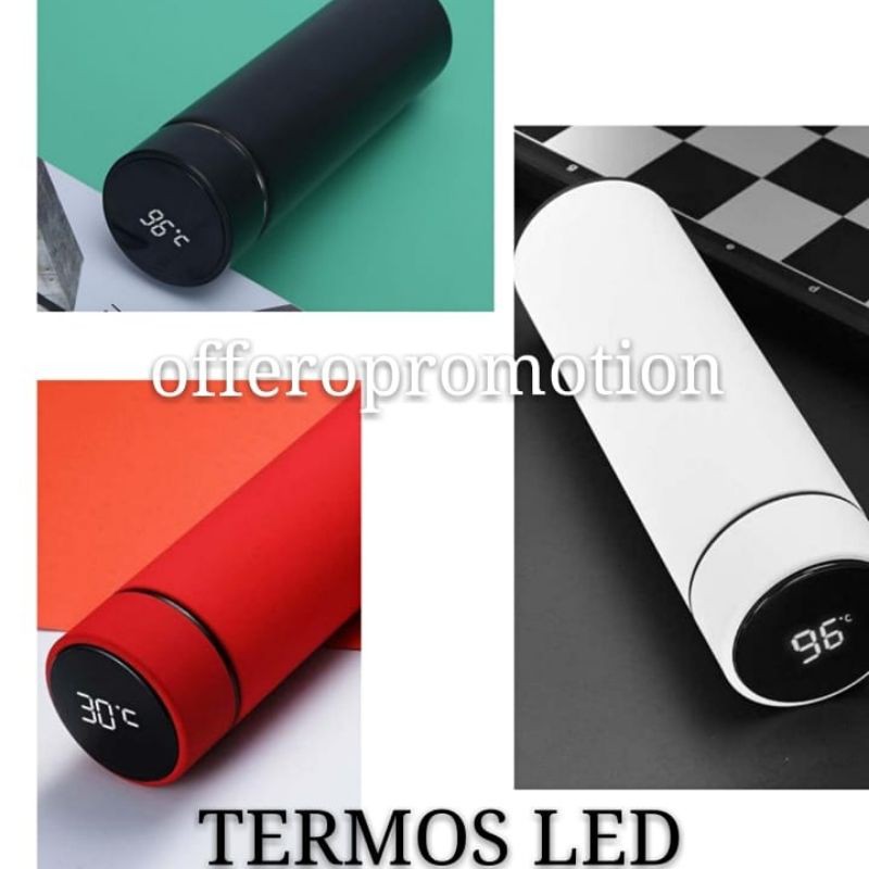 TERMOS LED DOFF SUHU TEMPERATUR - Tumbler air panas LED display suhu Makassar