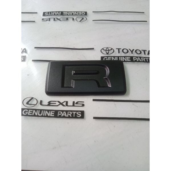 emblem type R Daihatsu Xenia Ayla Sigra