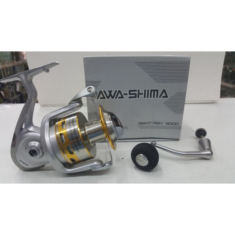 Reel AWA-SHIMA GIANT FISH 8000 (Ukuran BESAR spt ukuran 10000)