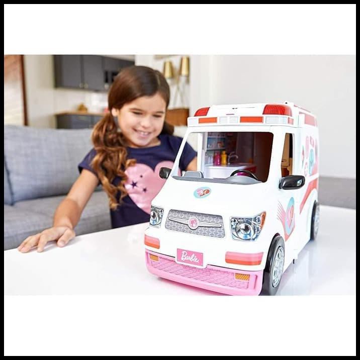 barbie careers care clinic ambulance
