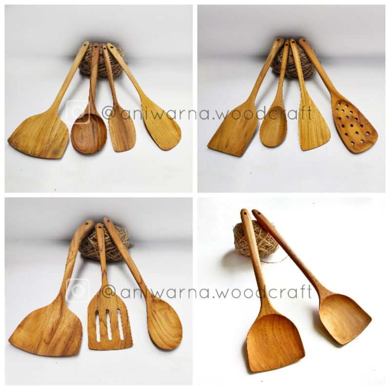 Jual Spatula Kayu Jati All Varian ( Atula 01 Atula 12 ) Shopee