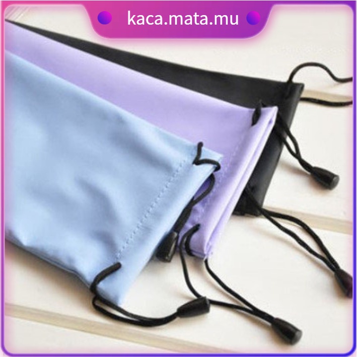 Kantong Serut kacamata/POUCH/Sarung Kacamata/empat kacamata