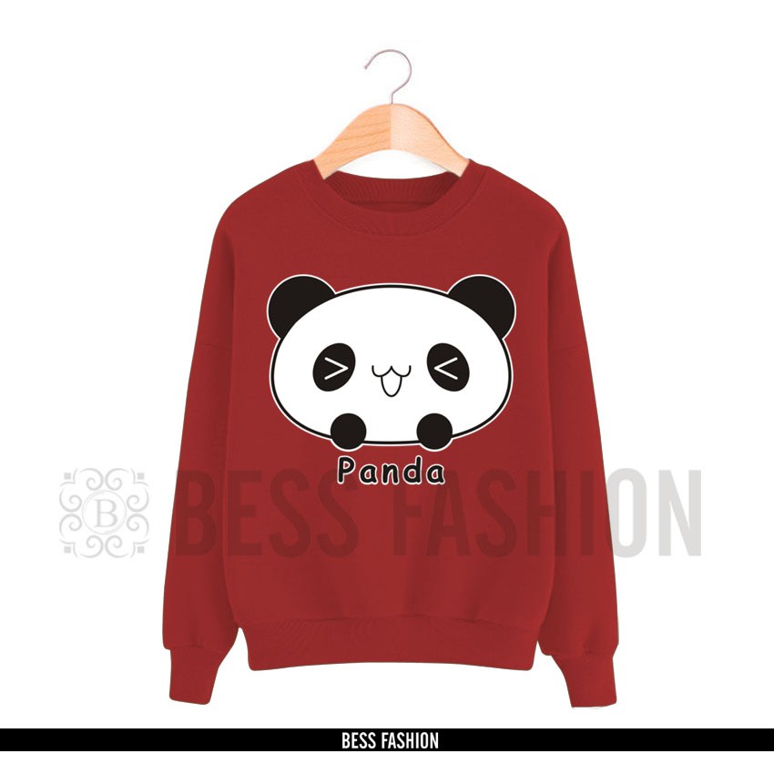 Bess - Sweater Murah / Sweater PANDA CUTE